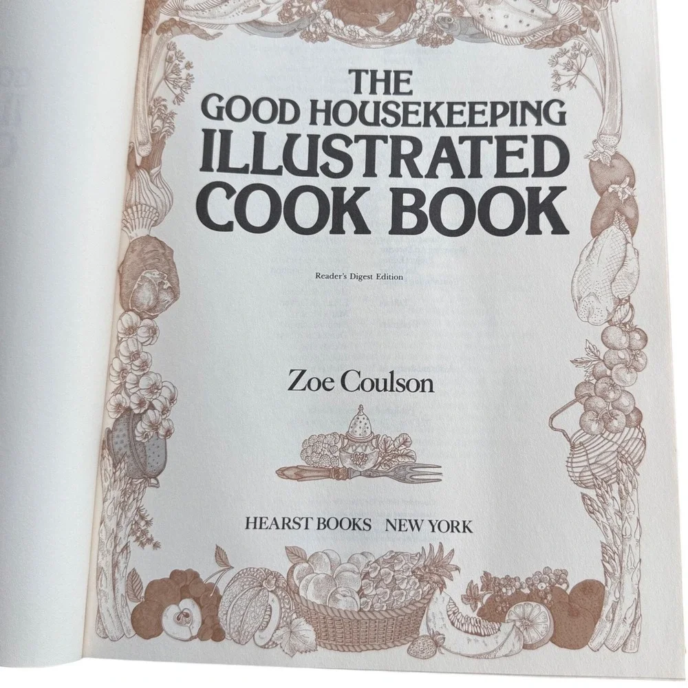 The Good Housekeeping Illustrated Cookbook 1980 Zoe Coulson Hardcover Vintage